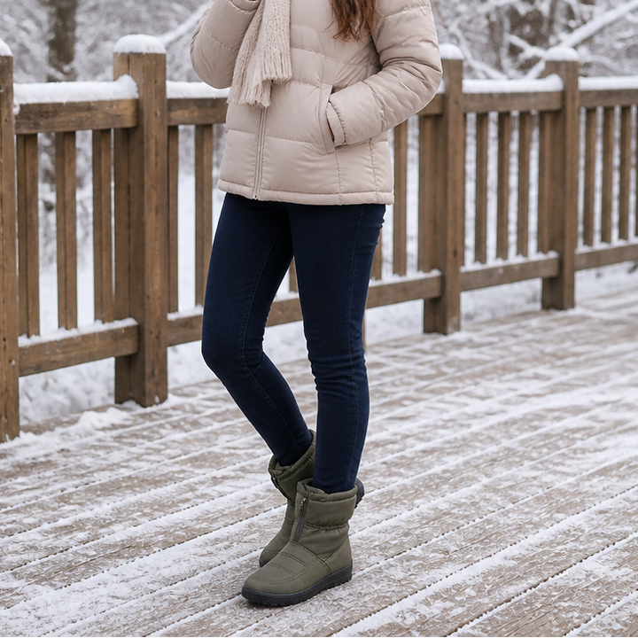 Frostbella – Pikowane Śniegowce na Zamek do Łydki