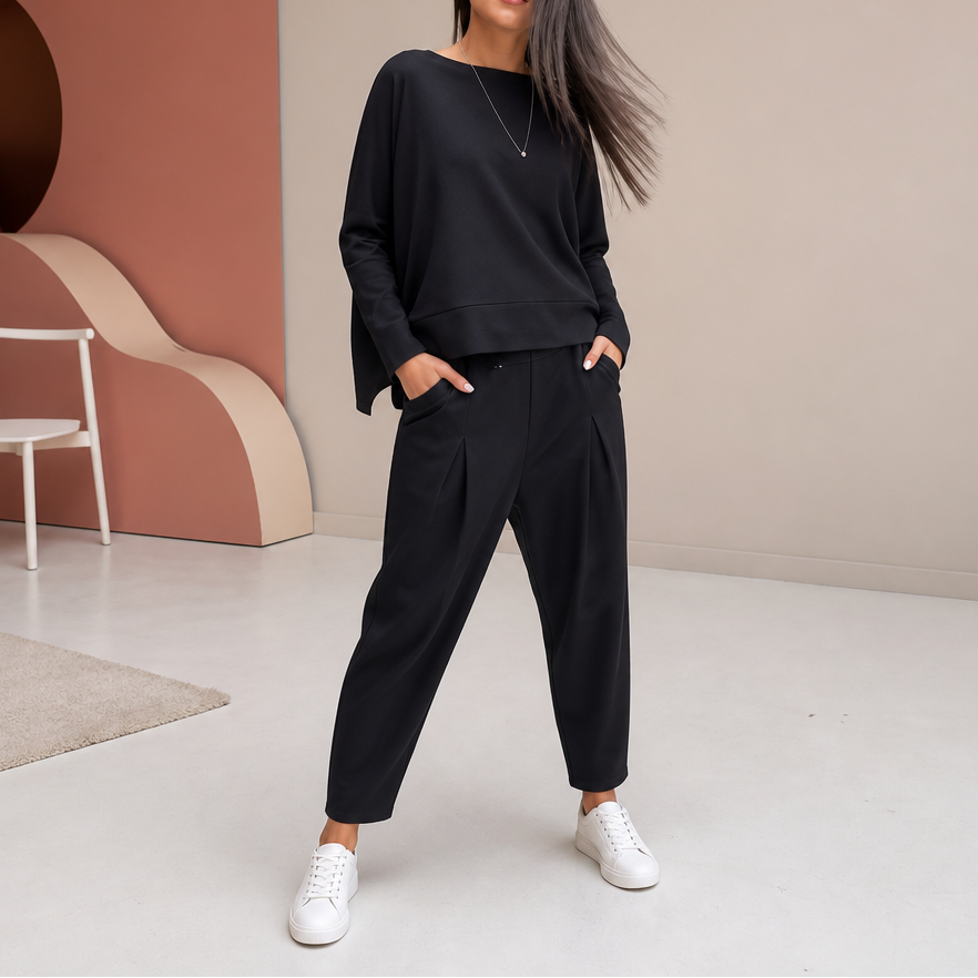 Wearbella – Zestaw dresowy z szerokimi nogawkami