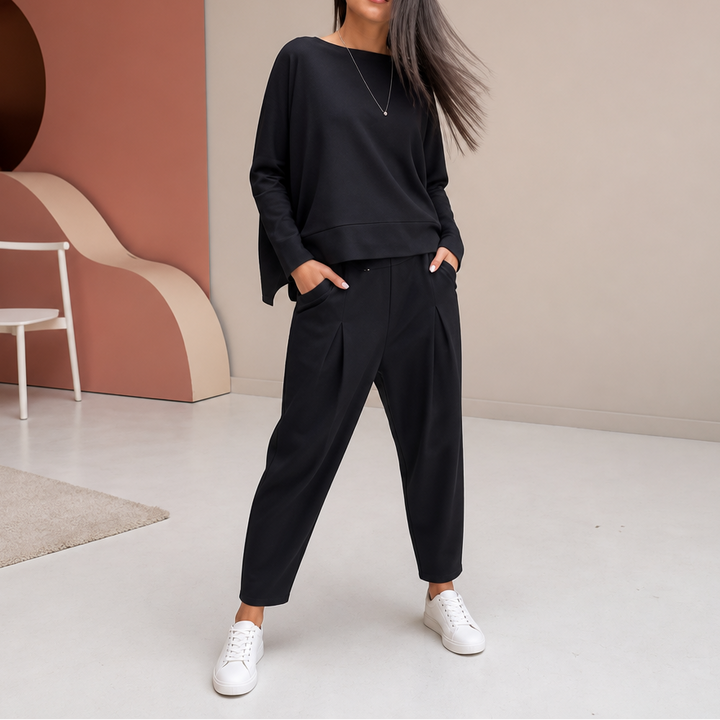 Wearbella – Zestaw dresowy z szerokimi nogawkami