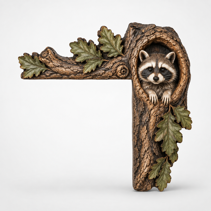 Hollowbrook – Drewniany Dekor Na Drzwi W Rogu