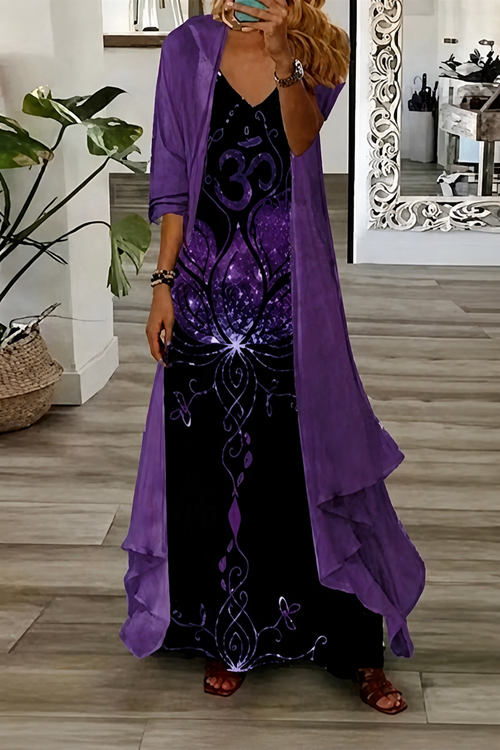 Wearbella – Zestaw sukienki maxi i narzutki