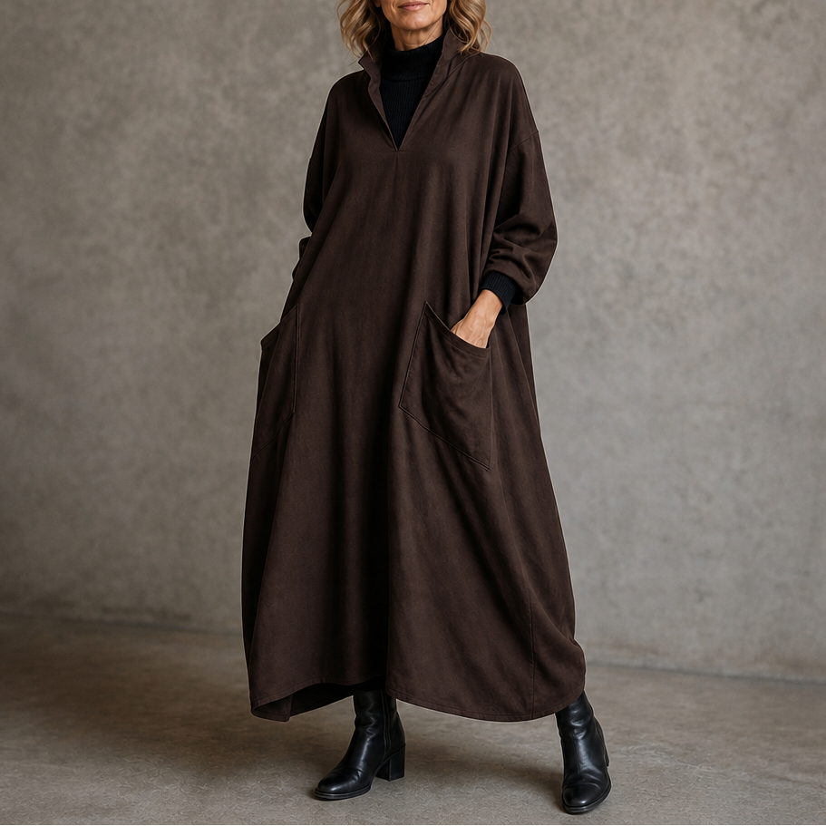 Wearbella – Sukienka Cocoon Taper z Mock Neck