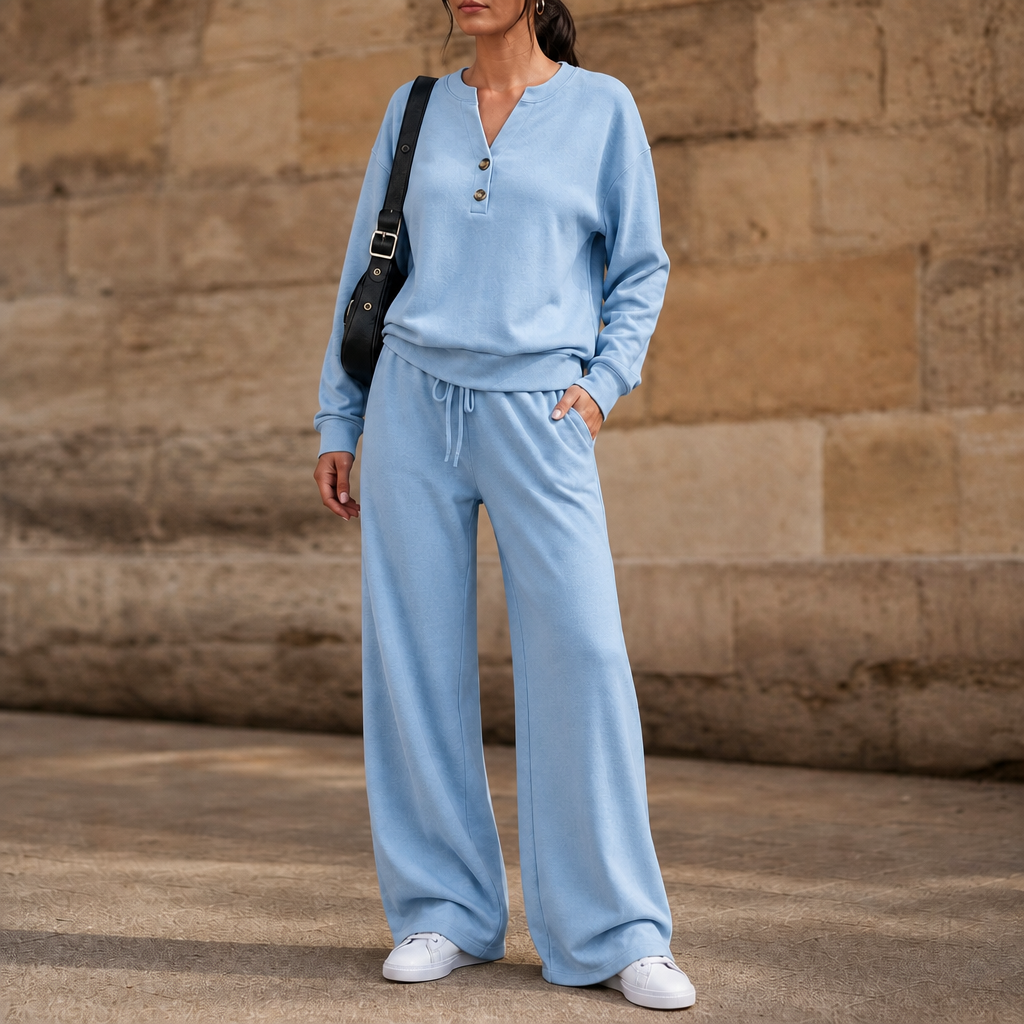 Wearbella – Zestaw z szerokimi nogawkami i paskiem