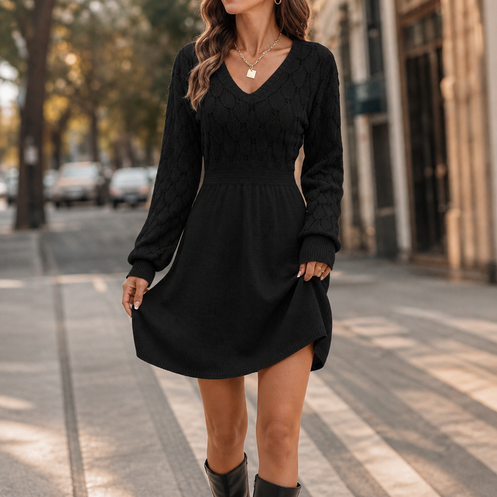 Wearlyn – Sukienka Sweter A-Linia