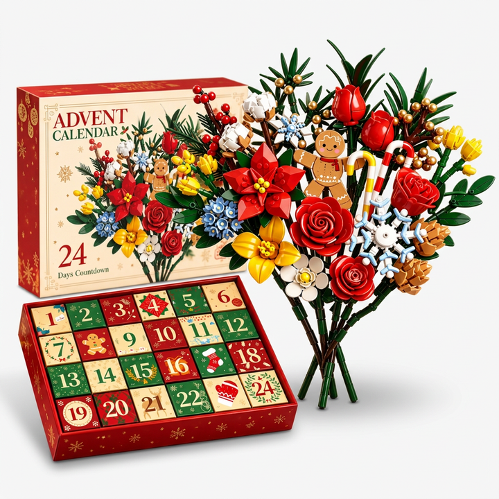 Advent Bloom – 24-dniowy kalendarz adwentowy z kwiatami do budowania