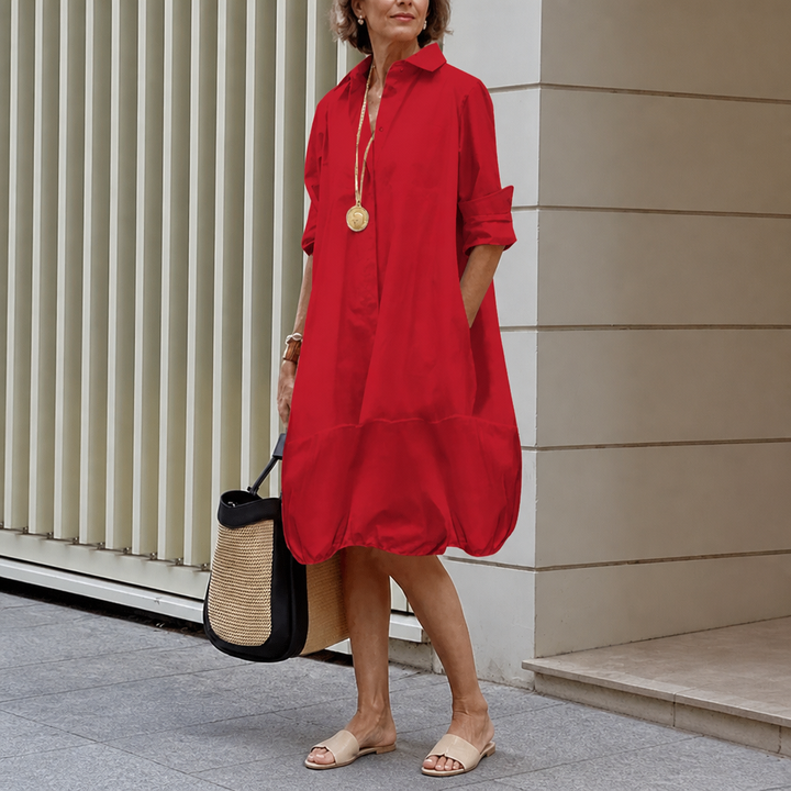 Wearbella – Sukienka koszulowa z guzikami z przodu