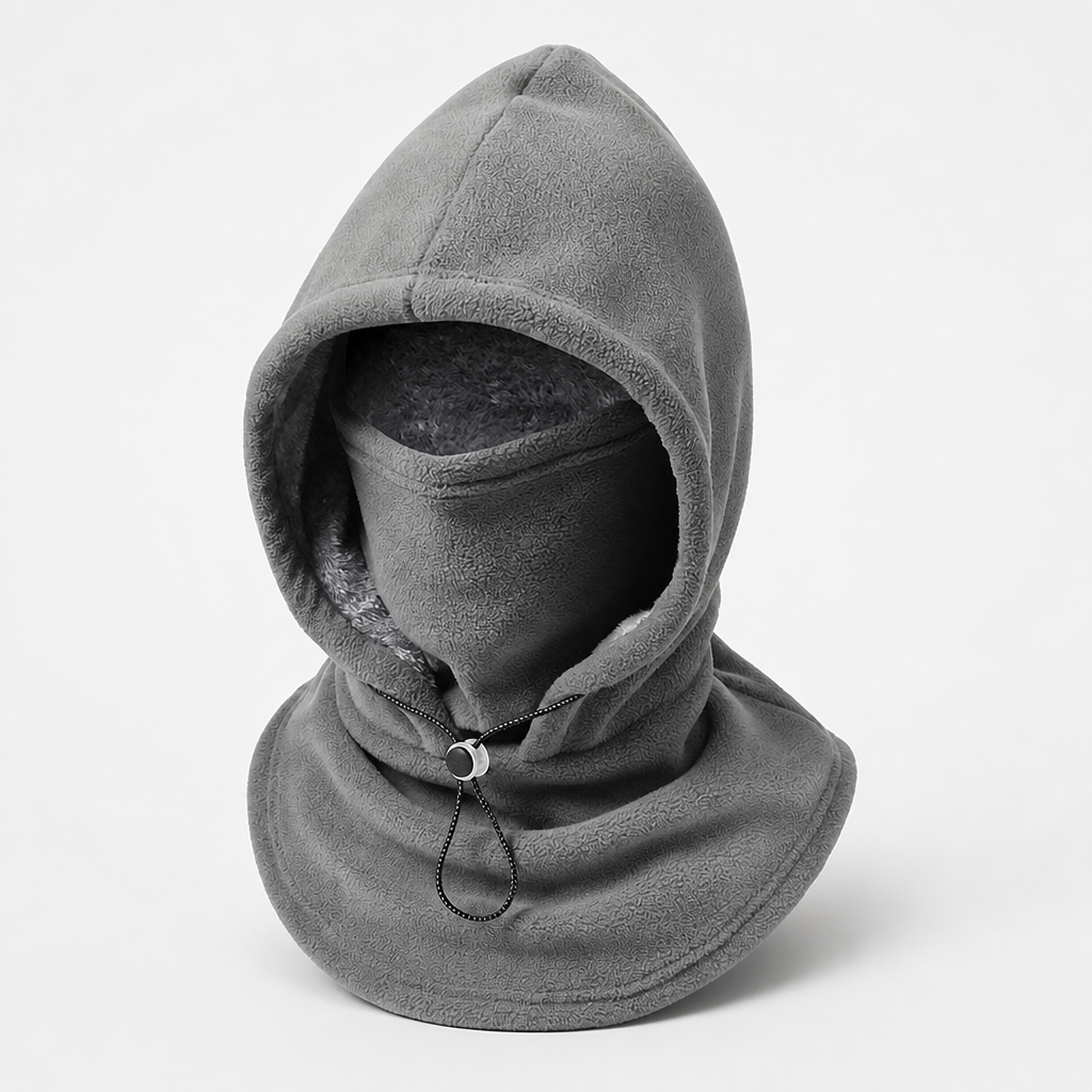 Windora – Balaklava z Fleece, Regulowana, Z Zakryciem Twarzy