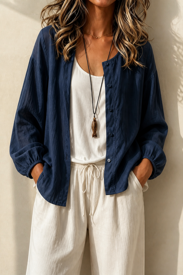 Wearbella – Luźna koszula z guzikami