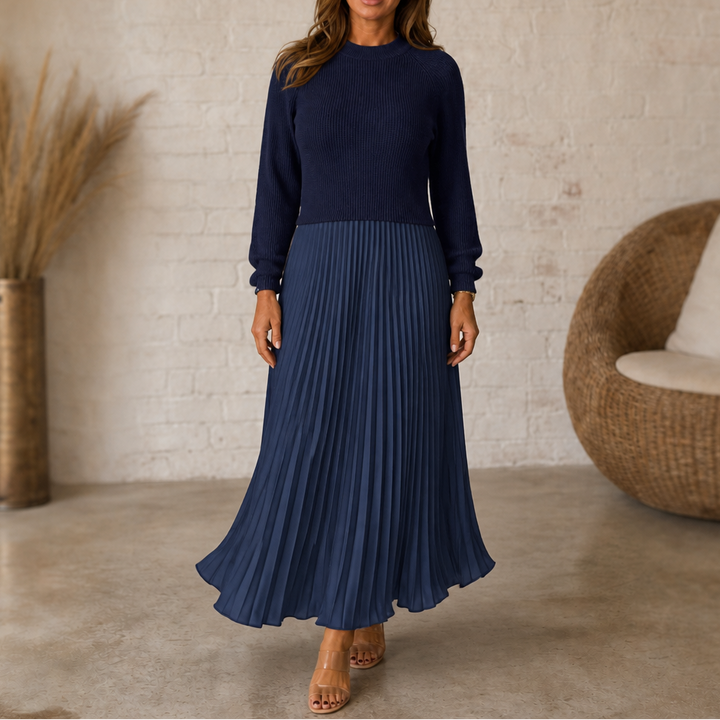 Wearbella – Sukienka Maxi z Plecionym Topem
