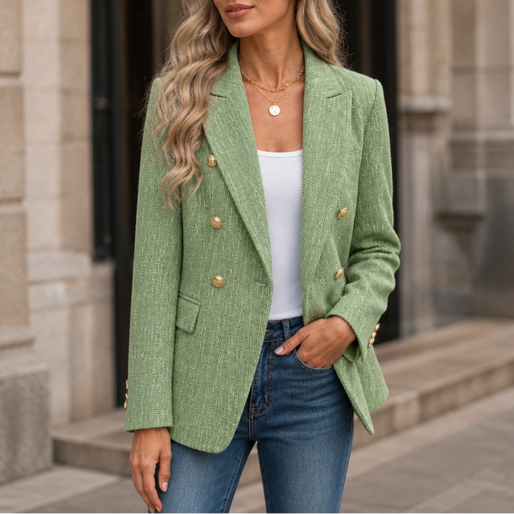 Structa – Dwurzędowa Marynarka Slim-Fit