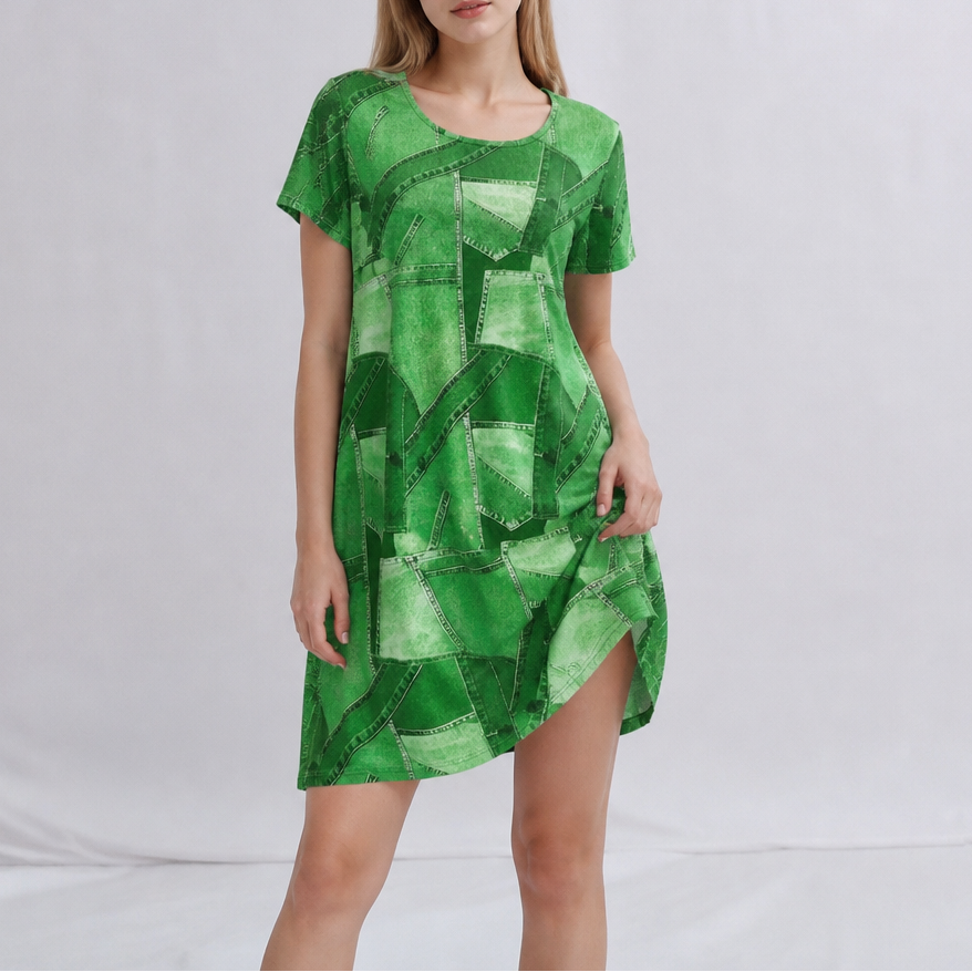 Wearbella – Sukienka w stylu patchwork
