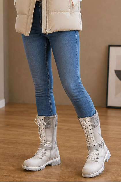 Snowbella – Zimowe Buty do Kolan z Boku na Zamek