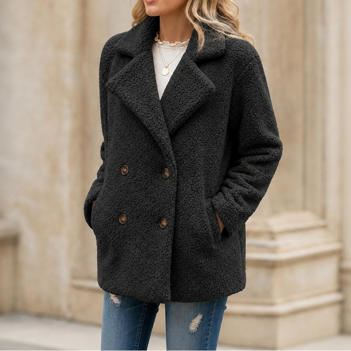 Cozelle – Zimowa kurtka z polaru Sherpa Teddy