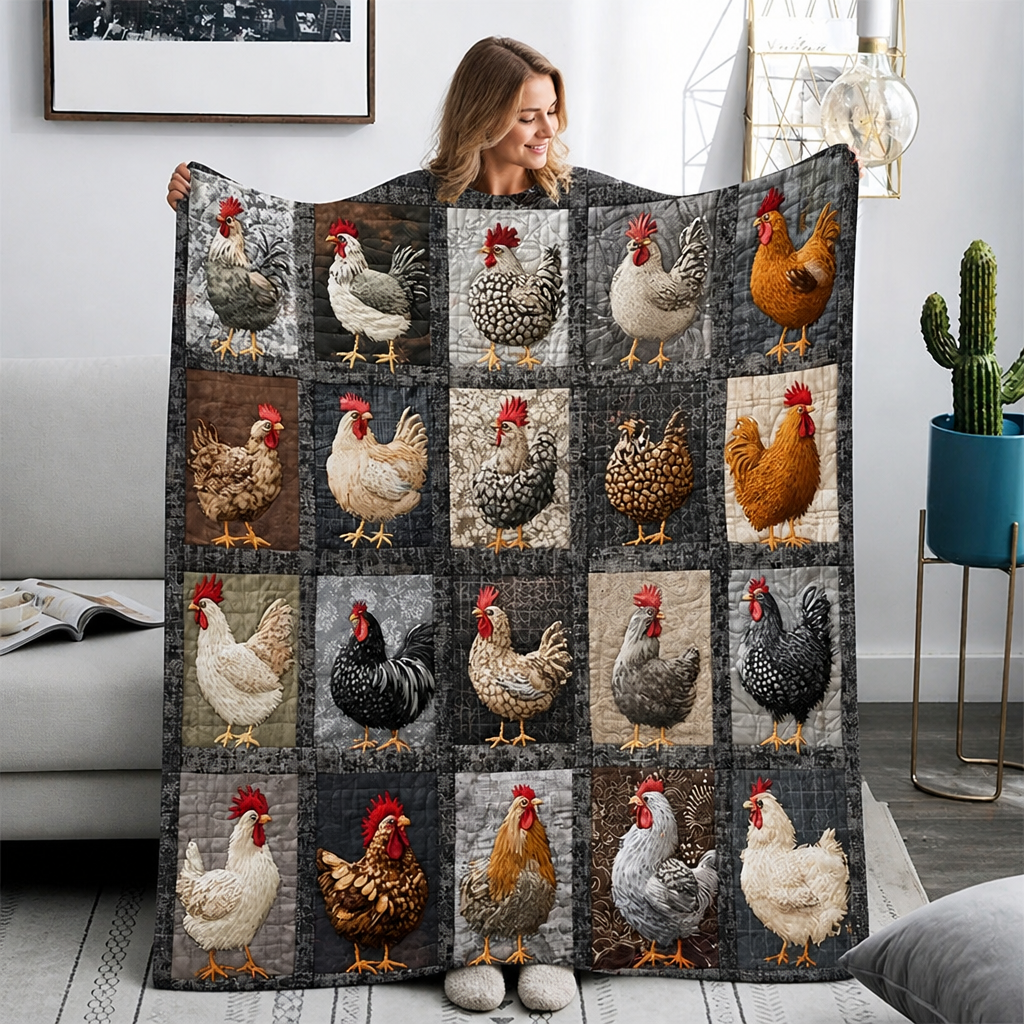 Purrfecto – Odwracalny koc flanelowy z dziewięcioma śpiącymi kotami