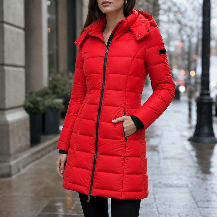 Wearbella – Wypełniona Puchowa Kurtka o Średniej Długości