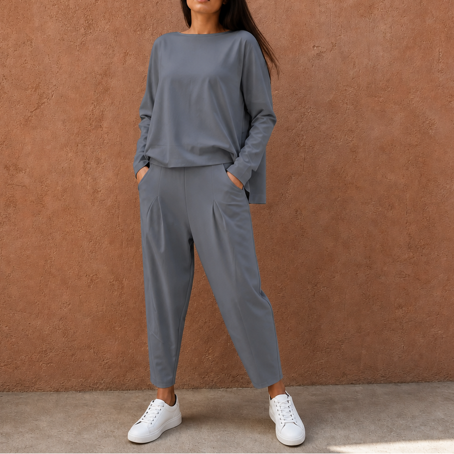 Wearbella – Zestaw dresowy z szerokimi nogawkami