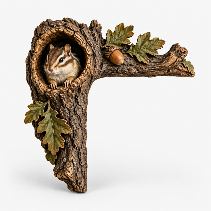 Hollowbrook – Drewniany Dekor Na Drzwi W Rogu