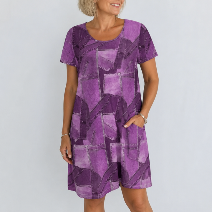 Wearbella – Sukienka w stylu patchwork