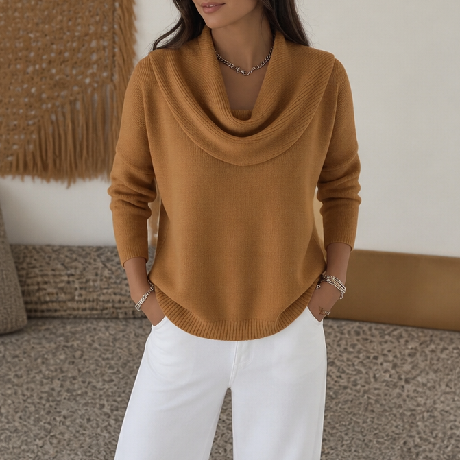 Draveline – Sweter z dekoltem typu cowl