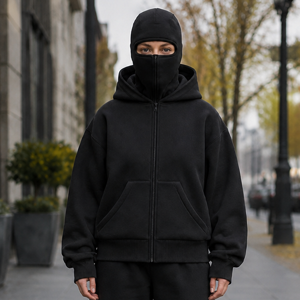 Balacloak – Kurtka z kapturem typu balaclava na zamek