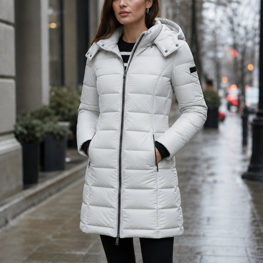 Wearbella – Wypełniona Puchowa Kurtka o Średniej Długości