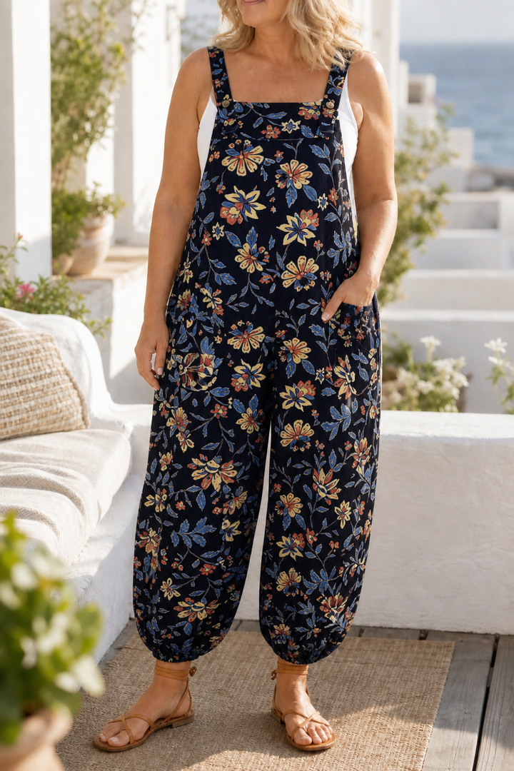 Wearbella – Kombinezon z patchworkowym krojem haremowym