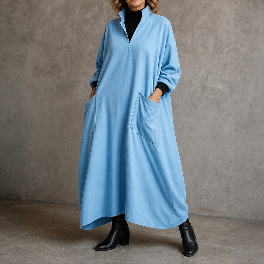 Wearbella – Sukienka Cocoon Taper z Mock Neck