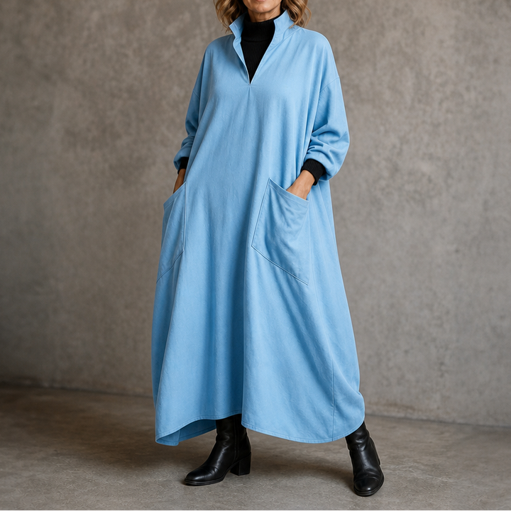 Wearbella – Sukienka Cocoon Taper z Mock Neck