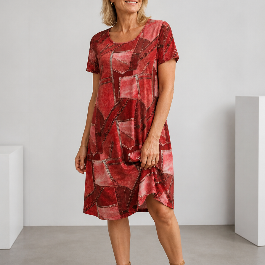 Wearbella – Sukienka w stylu patchwork