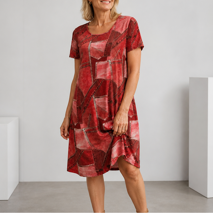 Wearbella – Sukienka w stylu patchwork