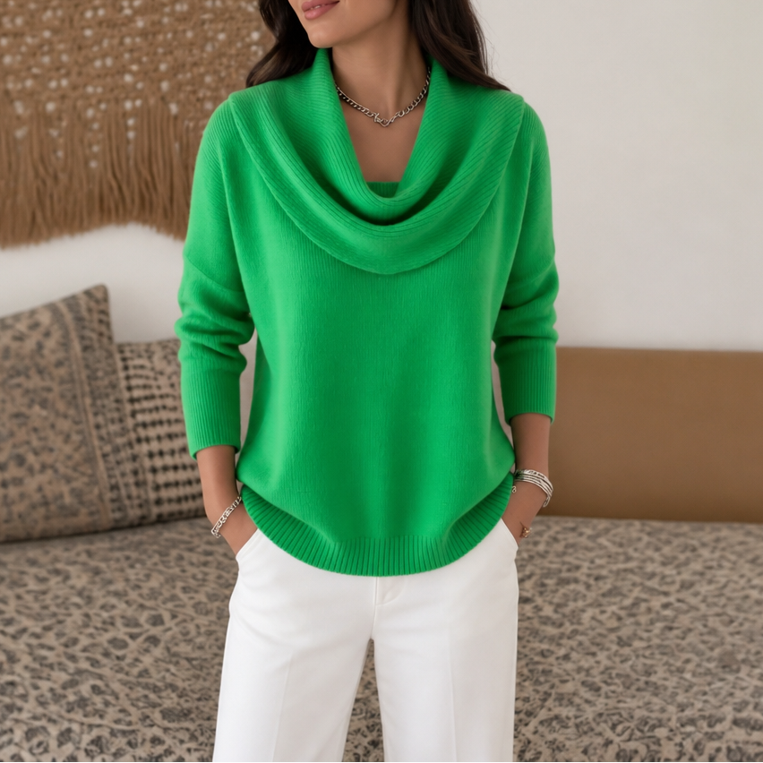 Draveline – Sweter z dekoltem typu cowl