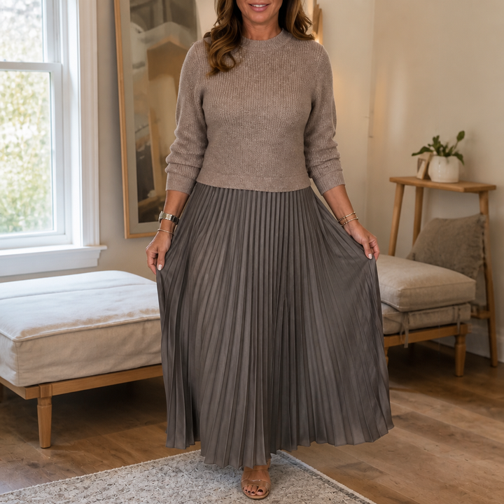 Wearbella – Sukienka Maxi z Plecionym Topem