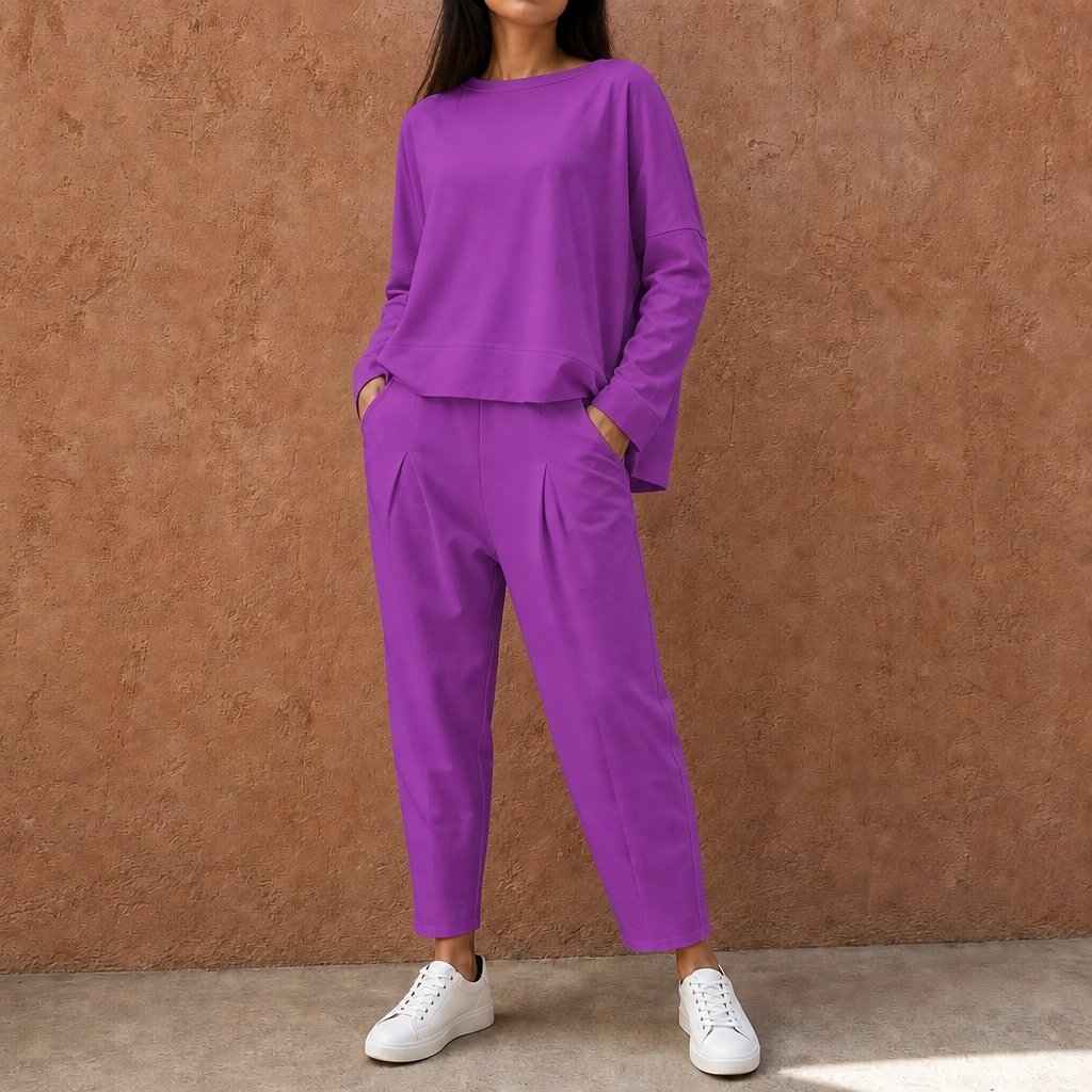 Wearbella – Zestaw dresowy z szerokimi nogawkami