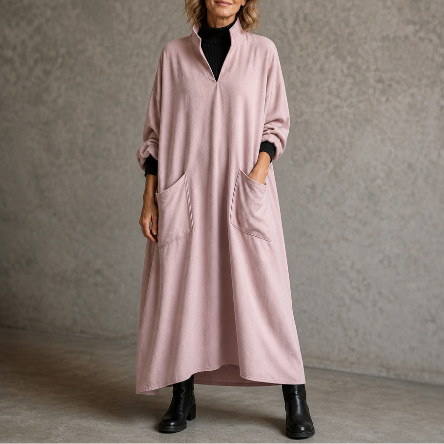 Wearbella – Sukienka Cocoon Taper z Mock Neck