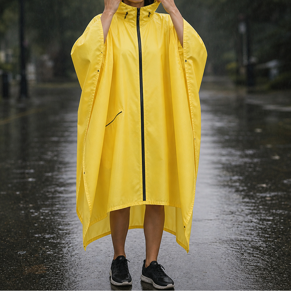 Zipdri – Pakowny Poncho Przeciwdeszczowe z Kapturem