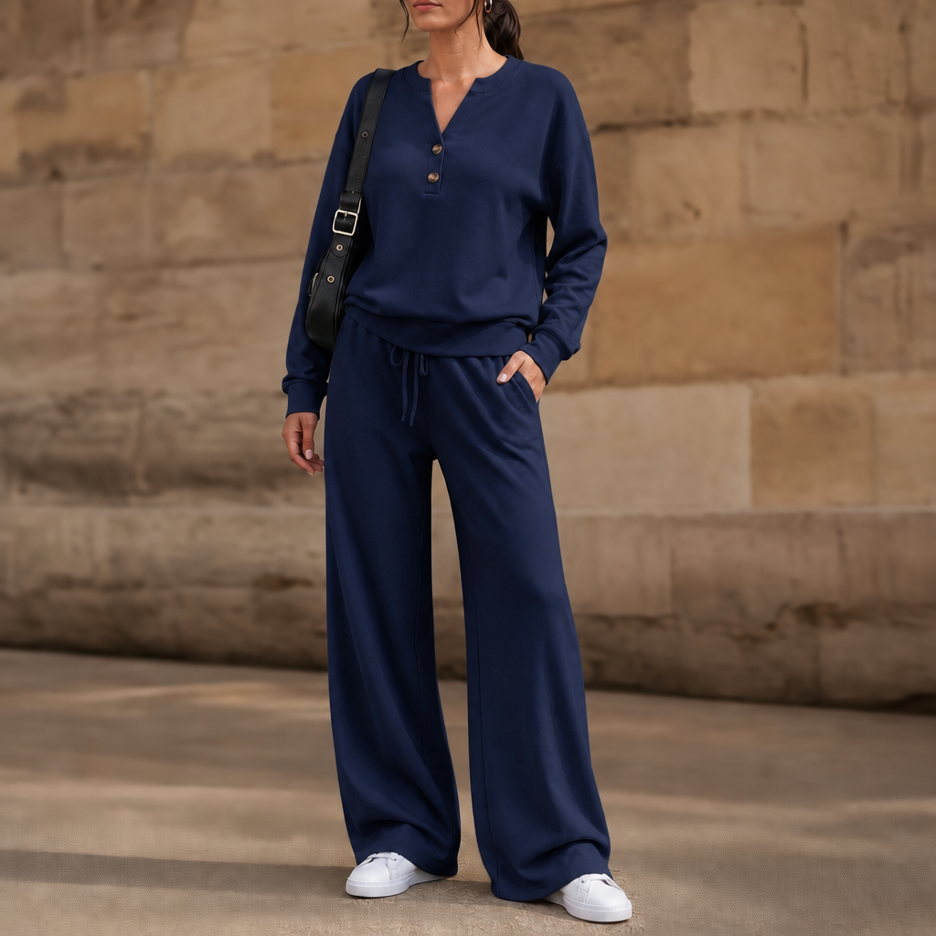 Wearbella – Zestaw z szerokimi nogawkami i paskiem