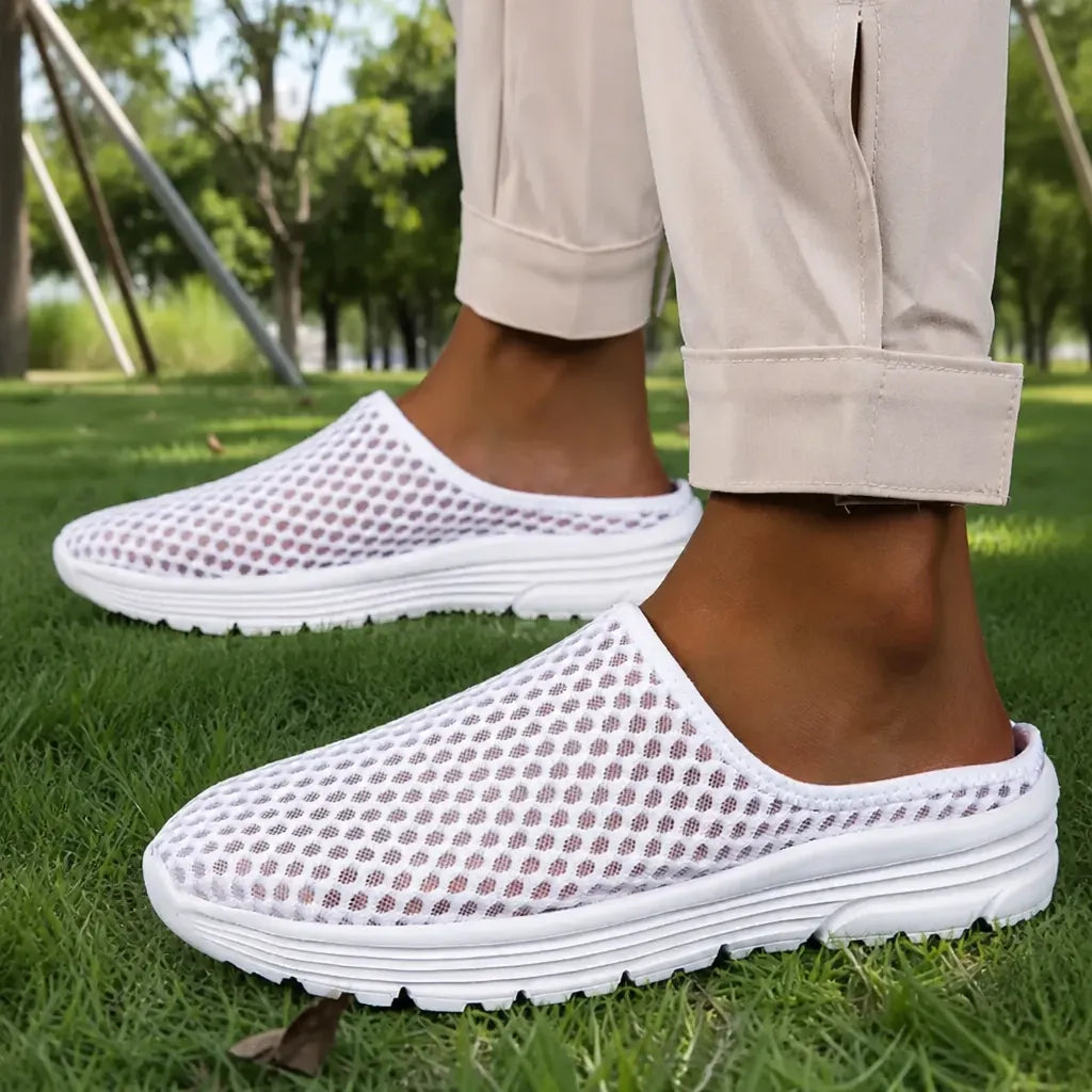 Airstep – Męskie oddychające klapki z siateczki z amortyzowaną podeszwą EVA