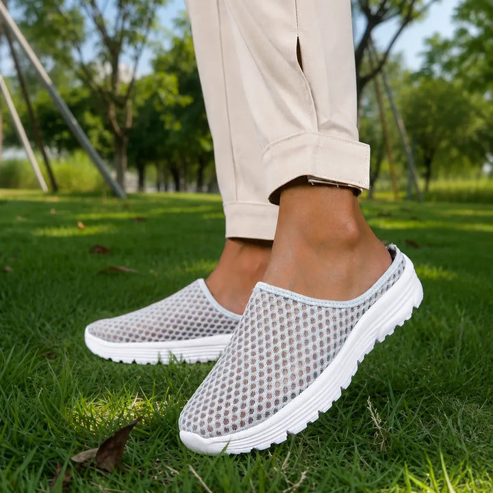 Airstep – Męskie oddychające klapki z siateczki z amortyzowaną podeszwą EVA