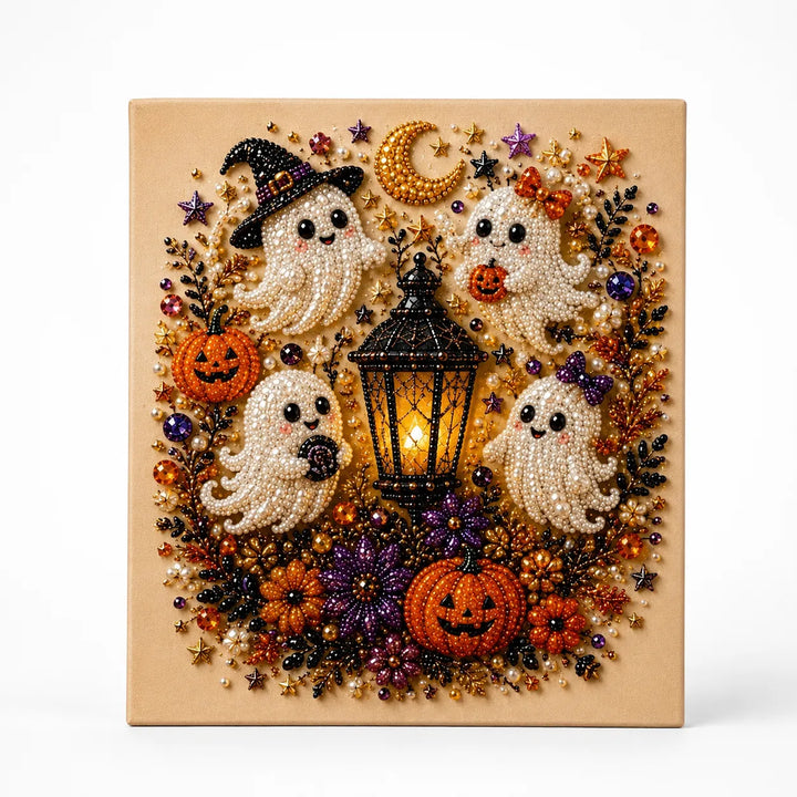 Beadory – Zestaw do tworzenia biżuterii na Halloween z perłowymi koralikami, przytulna sztuka ścienna DIY