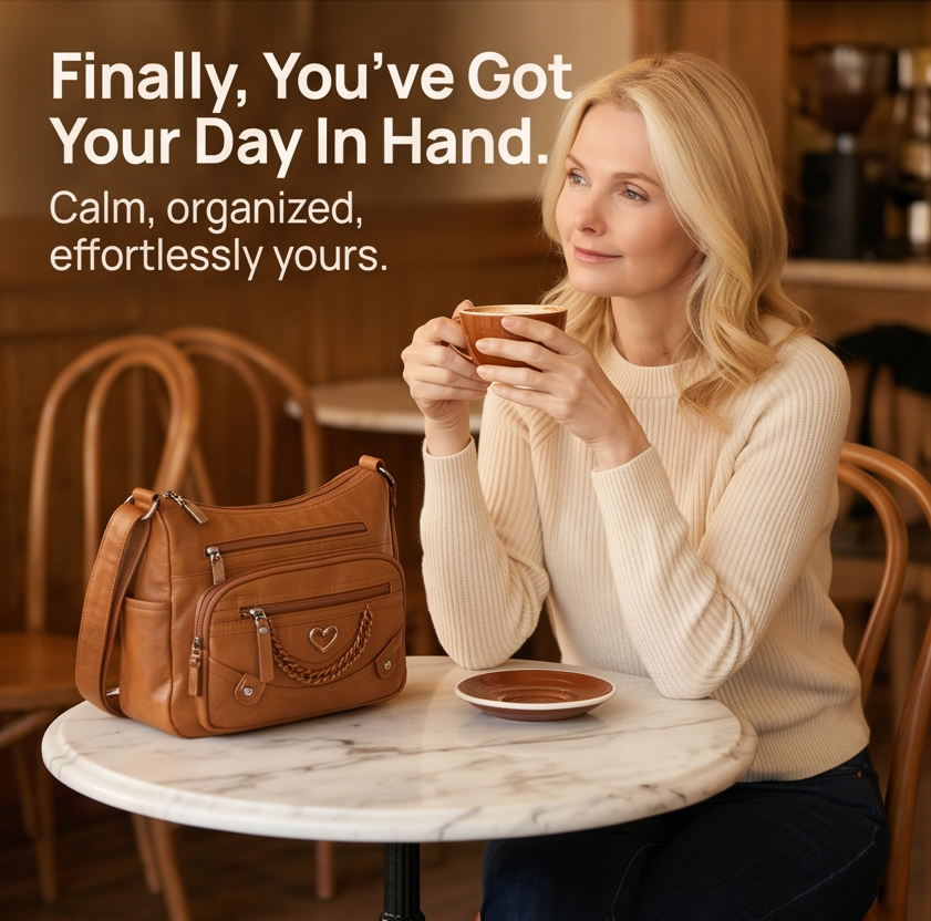 Veluna – Torba crossbody z wieloma kieszeniami do codziennego użytku