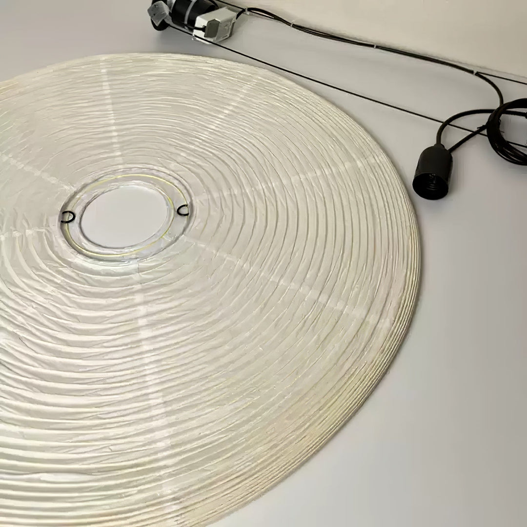 Lampa wisząca z papieru Washi - seria okrągła