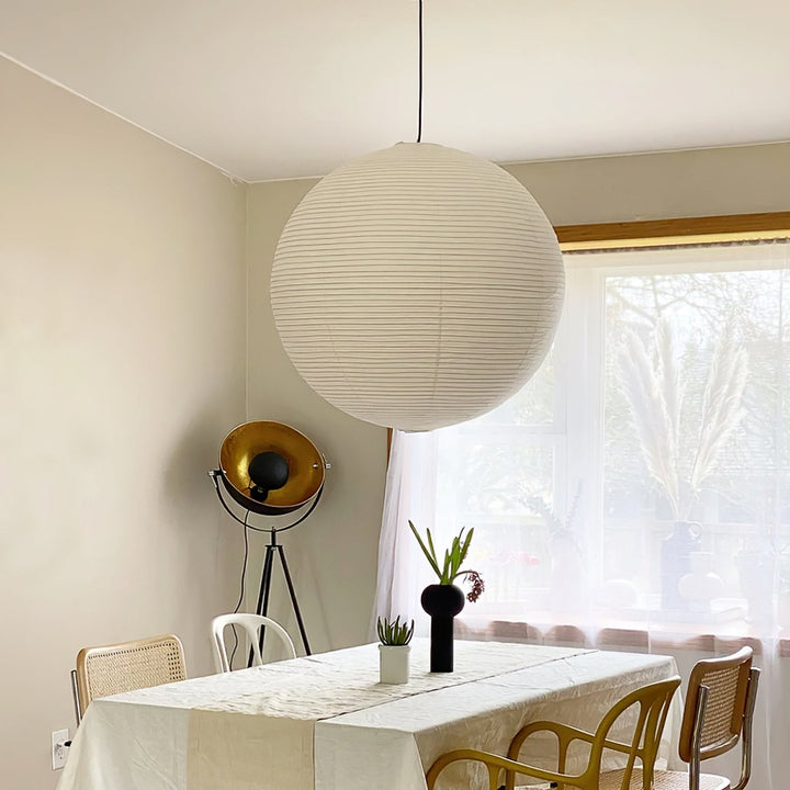 Lampa wisząca z papieru Washi - seria okrągła