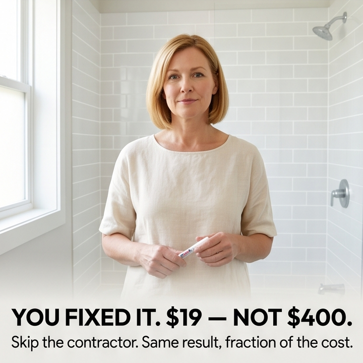 GroutGlo – Wodoodporny długopis do fugowania dla jasnobiałych płytek