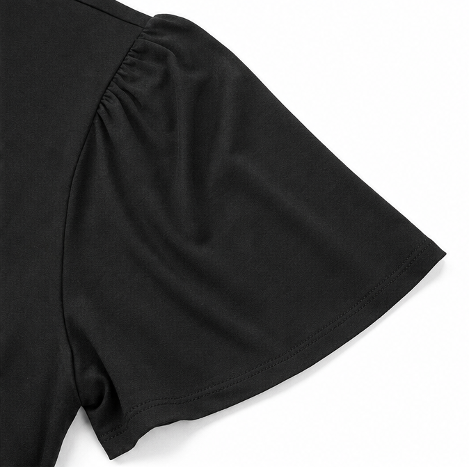 Wearbella – Sukienka w rozmiarze plus z dekoltem w serek i falbankowymi rękawami, z kieszeniami