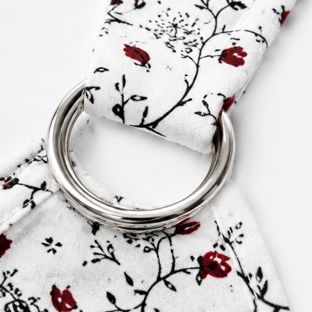 Wearlora – Koszulka Swingowa w Kwiaty Plus Size z Ramiączkami w Kształcie O